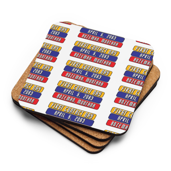 Original "First Contact Day" Coaster