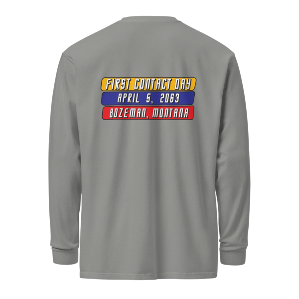 Original "First Contact Day" Long-Sleeve Shirt - Image 10