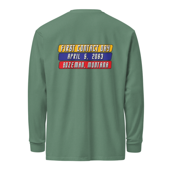 Original "First Contact Day" Long-Sleeve Shirt - Image 8