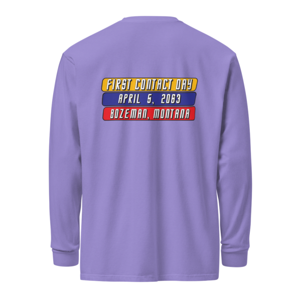 Original "First Contact Day" Long-Sleeve Shirt - Image 12