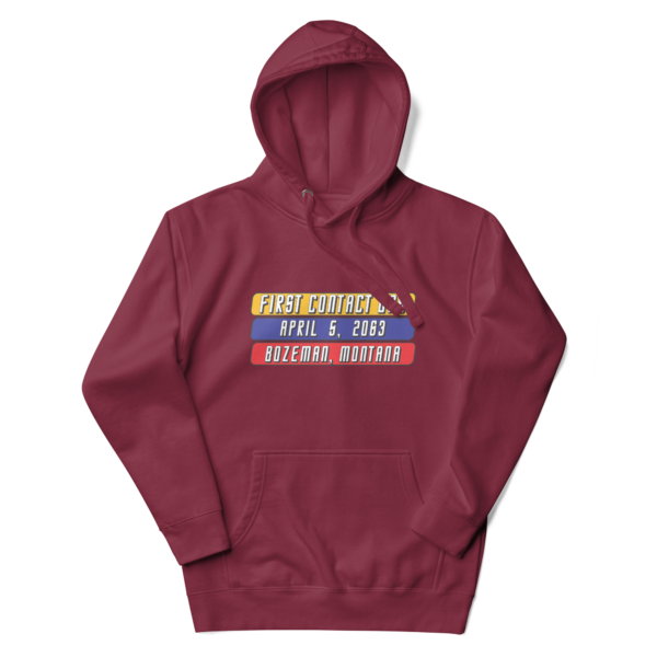 Original "First Contact Day" Hoodie - Image 3