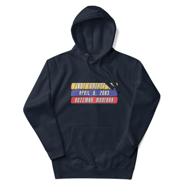 Original "First Contact Day" Hoodie - Image 2