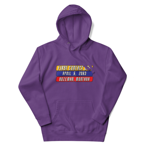 Original "First Contact Day" Hoodie - Image 7