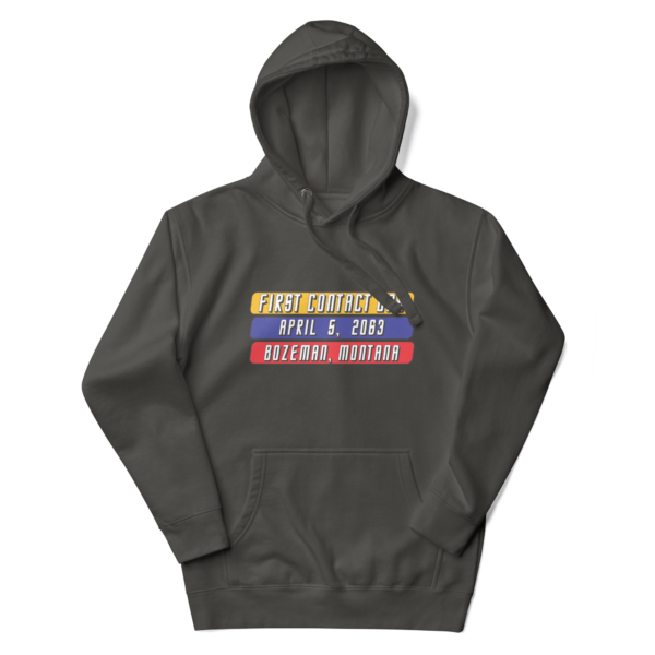 Original "First Contact Day" Hoodie - Image 5